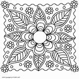 Pages Flower Coloring Printable Adults Colouring Flowers Print Adult Look Other sketch template