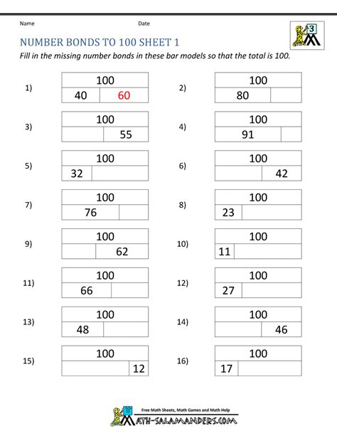 missing number worksheet   missing number worksheet