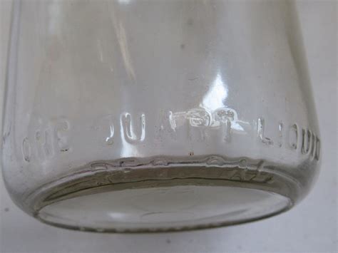 Vintage One Quart Milk Bottle