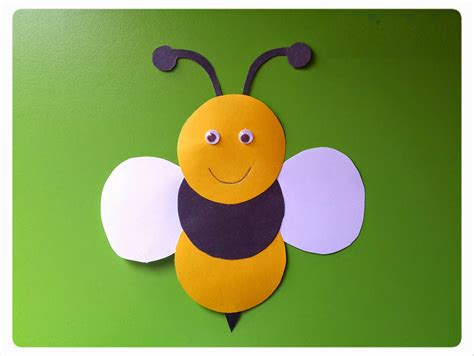 bee craft idea preschoolplanet