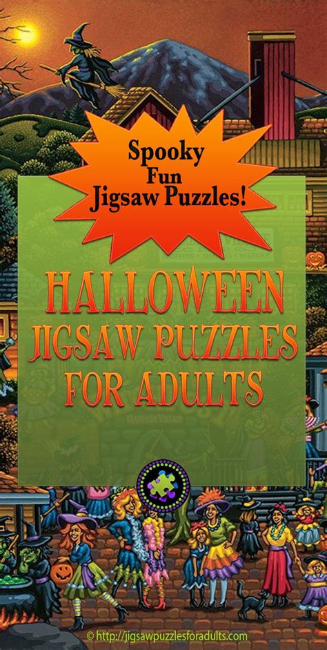 Halloween Jigsaw Puzzles For Adults Bewitching Spooky