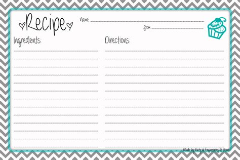 images  printable recipe cards  page  printable
