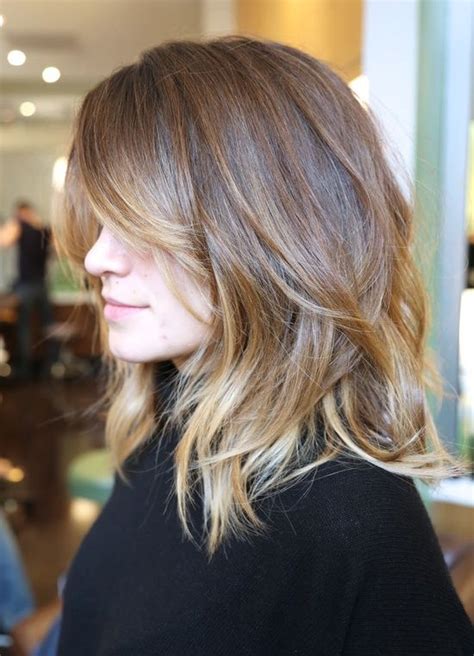 Long Layered Haircut With Bangs For Ombre Hair Pretty