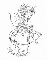 Coloring Stamps Pages Fairy Adult Fedotova Marina Disegni Digi Whimsy Digital Colorare Da Embroidery Arte Drawings Patterns Printable Illustration Timbri sketch template