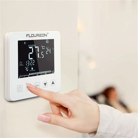 wifi heating thermostat electric underfloor heating thermostats touch screen temperature