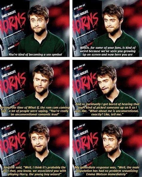 Daniel Radcliffe S Response About Being A Sex Symbol Oh