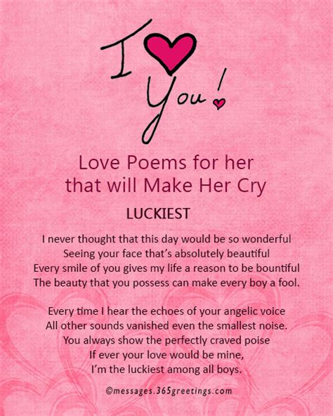 love poems for her to melt her heart