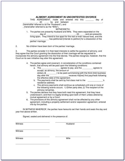 printable  massachusetts divorce papers instructions