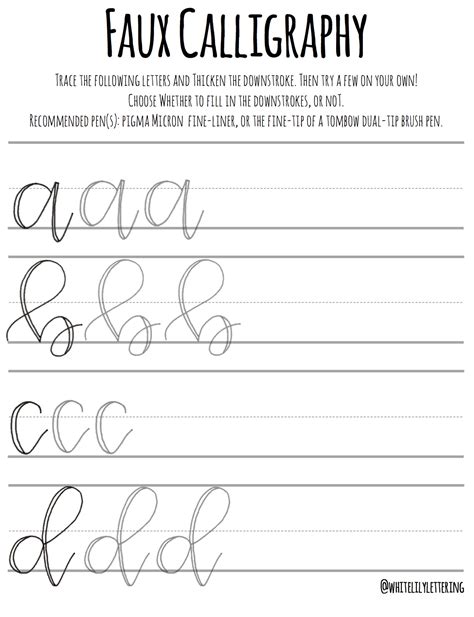 downloadable calligraphy practice sheets  printable