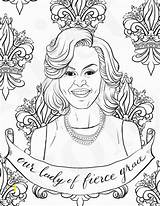 Coloring Pages Women Month History Fabulous Famous Kids Divyajanani sketch template