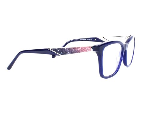 swarovski eyeglasses sk 5215 090 blue visionet