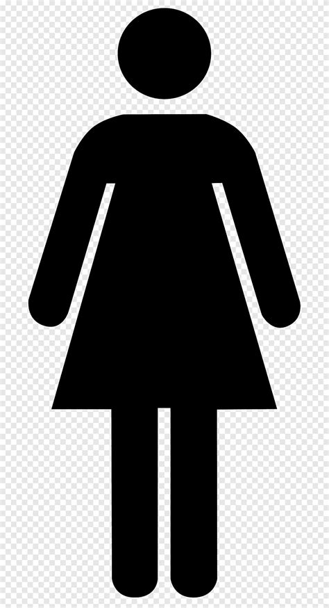 أنثى رمز الجنس ، امرأة رمز شعار أسود Png