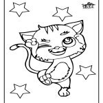 cats animals coloring pages