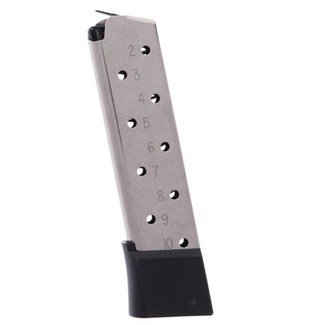 kimber   acp stainless steel   extended magazine