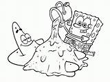 Coloring Spongebob Pages Patrick Baby Popular sketch template