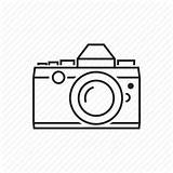 Camera Dslr Clipart Classic Slr Photography Icon Nikon Kamera Digital Gambar Cliparts Library Icons Kunjungi Clipground sketch template