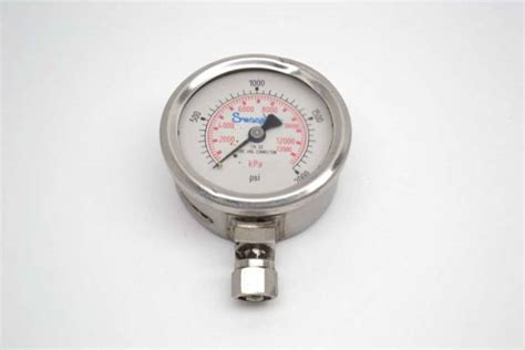 swagelok pressure gauge