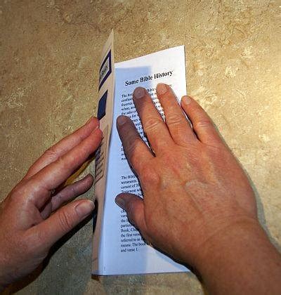 pamphlet instructions  handouts