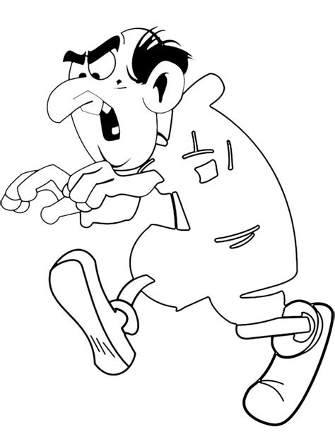 gargamel coloring page funny coloring pages