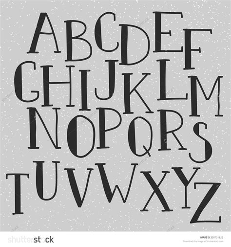 simple calligraphy alphabet fonts