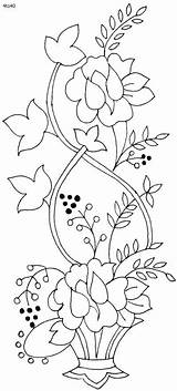 Flores Textile Bordar Bordado Ausmalen Riscos Sarika Agarwal Motifs Bordados Decalque Madhya Pradesh Blumen Beadwork Malt Húngaro Metis Descargar Handarbeit sketch template