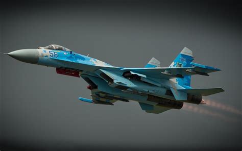 Download Wallpapers Su 27 Flanker B Sukhoi Su 27p1m Ukrainian