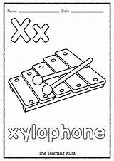 Xylophone Theteachingaunt sketch template