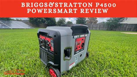 briggs stratton powersmart  watt gasoline portable inverter generator review youtube