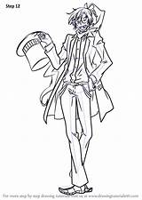 Servamp Draw Step Drawing Tutorials Drawingtutorials101 Manga Anime sketch template