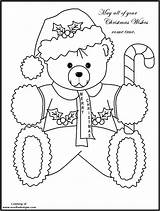 Bear Christmas Coloring Pages Printable Ages Adults Fun Teddy Print Color Colouring Bears Getdrawings Getcolorings Drawing Azcoloring Kids Library Santa sketch template