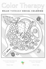 Therapy Coloring Color Pages sketch template