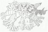 Tailed Beasts sketch template
