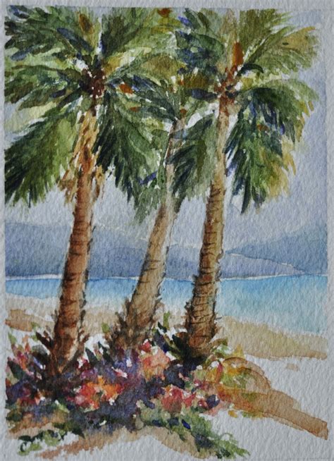 images  palm trees art  pinterest trees sunset art