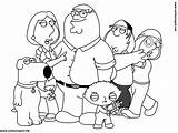 Coloring Pages Family Guy Cartoon Griffin Kids Peter Chris Printable Color Print People Adults Comments Coloringkids Develop Ages Creativity Recognition sketch template