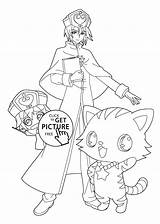 Coloring Jewelpet Pages Characters Printable Kids Anime Manga Funny sketch template