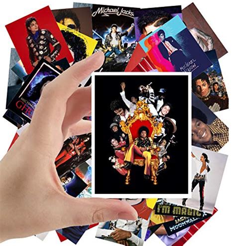 Buy Large Stickers 24pcs 60x90mm Michael Jackson Pop Music Star S