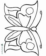 Butterfly Coloring Pages Below Printable Click sketch template