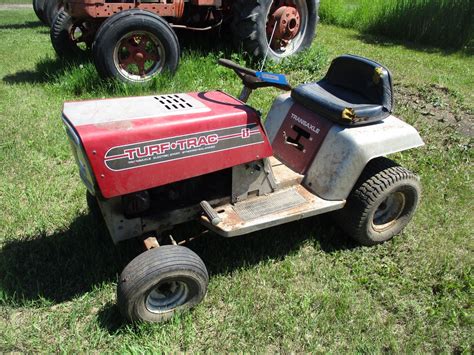 turf trac  riding tractor  seized  mower bodnarus auctioneering