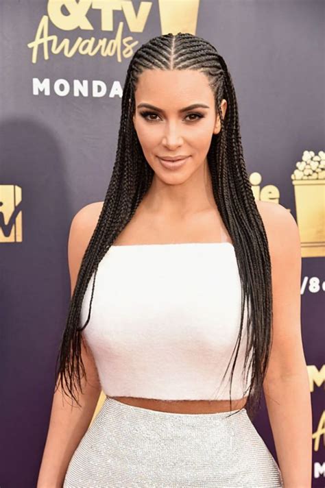 kim kardashian wore braids and got slammed for cultural appropriation