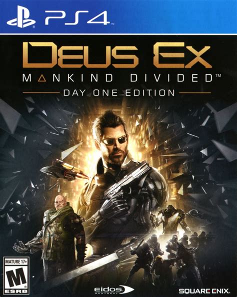 deus ex mankind divided day one edition 2016 playstation 4 box