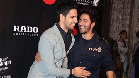 Sidharth Malhotra And Varun Dhawan S Chemistry At An Event Proves