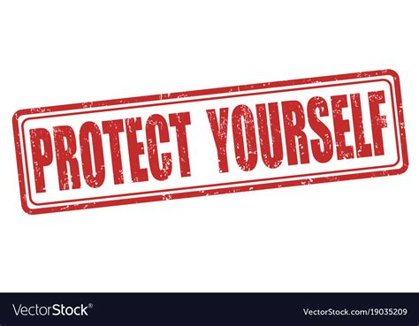 protect  stamp royalty  vector image