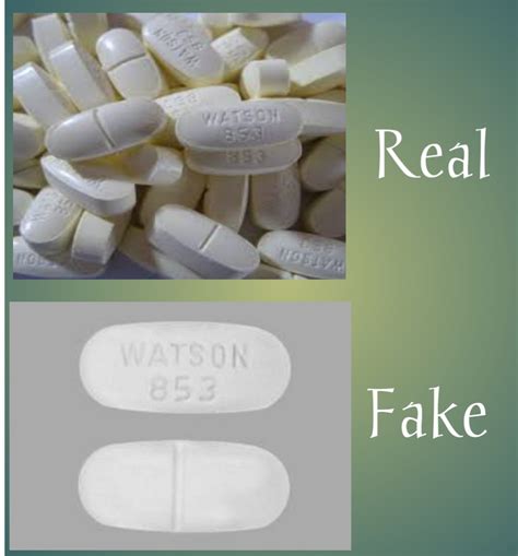 spot fake counterfeit watson  white pill norco public health