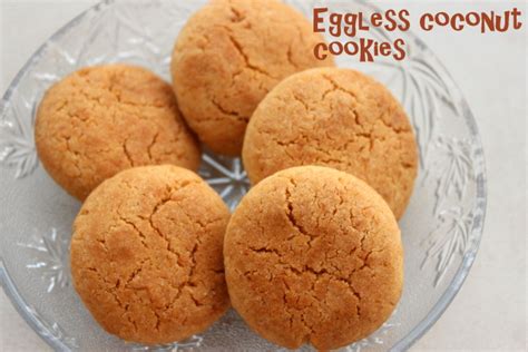 eggless coconut cookies recipe    eggless coconut cookies recipe charus cuisine