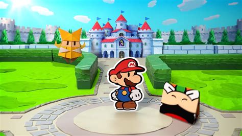 north american paper mario  origami king commercial
