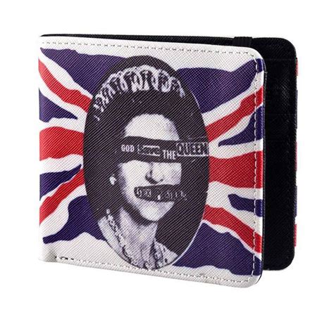 Sex Pistols Wallet God Save The Queen Band Logo New Official Black