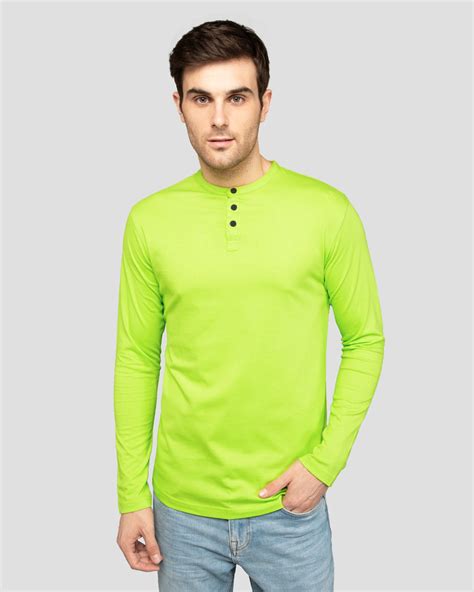 buy neon green plain  shirt  men  india  bewakoofcom