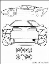 Ford Coloring Gt90 Fun Pages sketch template