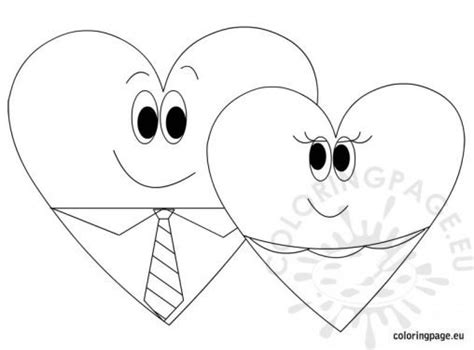 hearts valentines day coloring coloring page