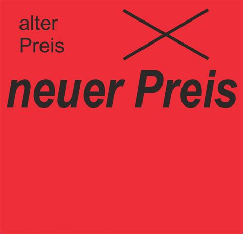 preisauszeichnungsetiketten xmm  rot alterneuer preis permanent abtifa etikettiersysteme